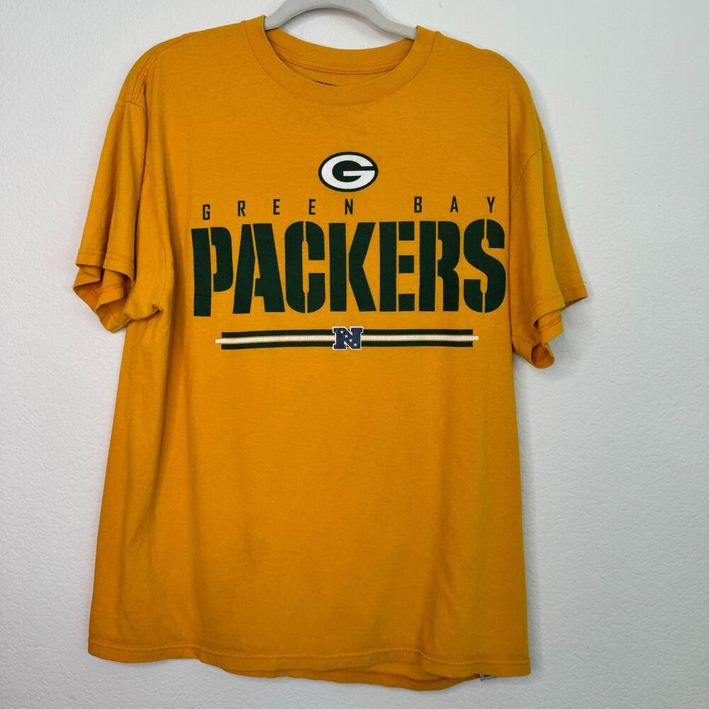 NFL Green‎ Bay Packers Gold Yellow T-shirt - Picture 2 of 8